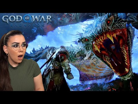 Kratos Freya VS Nidhogg Boss Fight REACTION - God of War Ragnarok