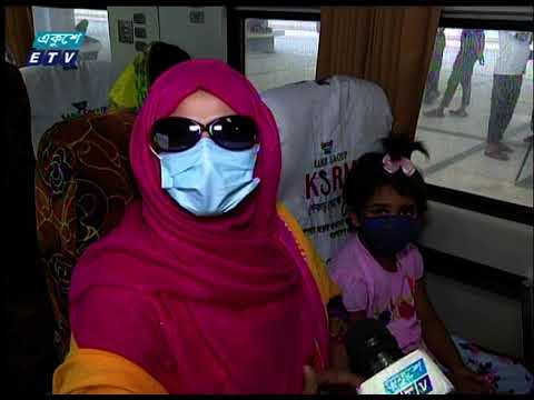 বাস কাউন্টারে ভীড় ঈদে ঘরমুখো মানুষের