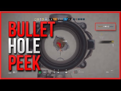 SECRET Bullet Hole Peek!!! - Rainbow Six Siege