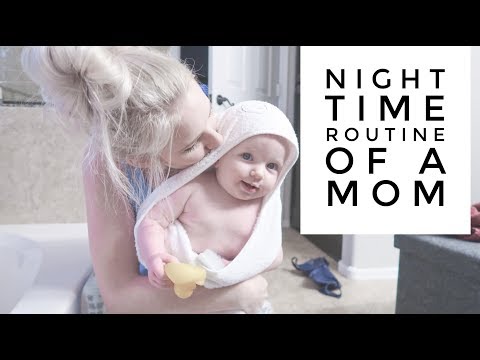 REAL LIFE NIGHT TIME ROUTINE OF A MOM 2017 Video