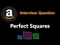 Perfect Squares - Dynamic Programming - Leetcode 279 - Python