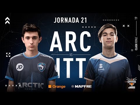 ARCTIC GAMING VS INTECH TENERIFE TITANS | SUPERLIGA ORANGE CLASH ROYALE | (partido 4) Jornada 21