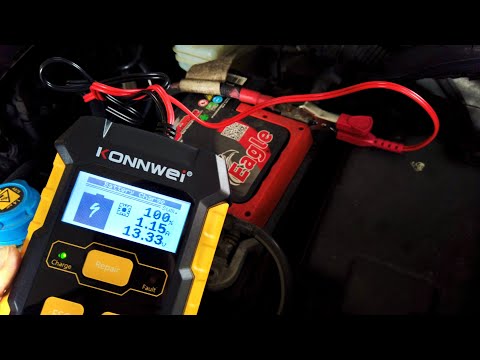 Konnwei KW510 battery diagnostic tool unboxing, test, pros & cons