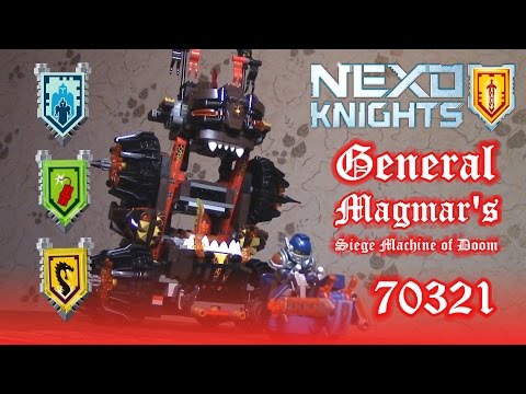 Конструктор DECOOL «Роковое наступление Генерала Магмара» 8017 (Нексо Найтс 70321) 518 деталей