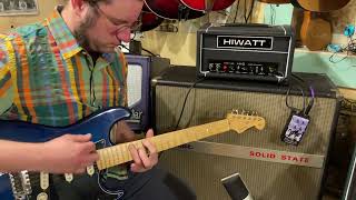 Video thumbnail for Hiwatt Hi-5 5w tube guitar amplifier quick demo (all play, no talk) by Jake Wildwood & Co