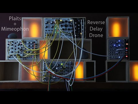 Plaits + Mimeophon Reverse Delay Drone Ambient / Mob of Emus Nebulae Beads Ensemble Oscillator