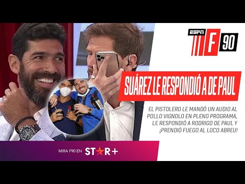 ¡IMPERDIBLE! Luis #Suárez le respondió a Rodrigo #DePaul y ¡Sebastián #Abreu la ligó de rebote!