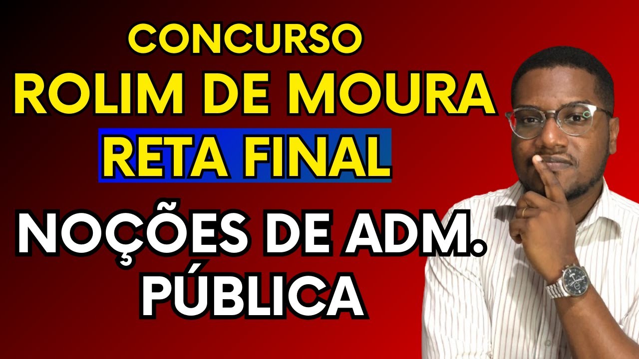 Noções de Administração Pública Concurso Rolim de Moura-RO (2024)
