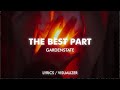 Gardenstate Bien Anamē The Best Part Lyrics Visualizer