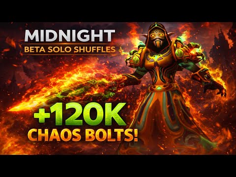 120K+ CHAOS BOLTS… DESTRUCTION WARLOCK IS BACK (Midnight Beta) SOLO SHUFFLES - BUALOCK PVP