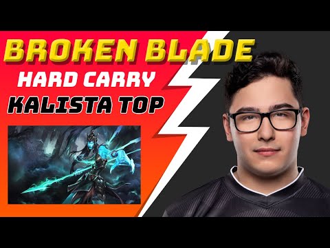 TSM Broken Blade Kalista Top Carry | LoL Pro Gampelay | NA Challenger