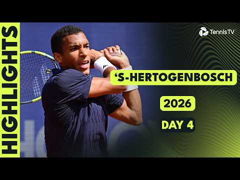 Auger-Aliassime & Medvedev Kick Off Their Grass Seasons & More | ’S-Hertogenbosch 2026 Highlights