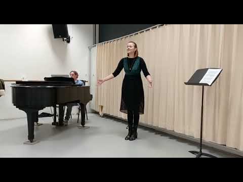 Ilse Schuit singing 'O Mistress Mine' by Roger Quilter