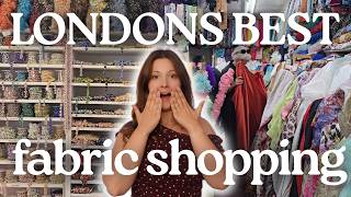 Is this the BEST fabric shopping in London! Walthamstow market vlog, fabric haul & sewing plans ✨