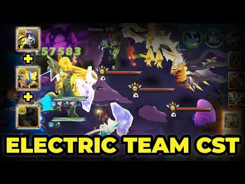 Electric Team destroying Ultra Necrozma in CST! Map 9 and 10 - Pokeland Legends