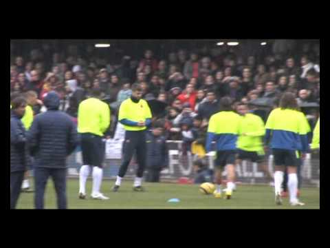 Seis mil personas acuden al entrenamiento del Barça