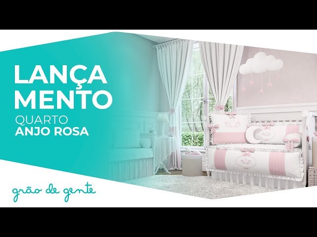 Quarto de Bebê Anjo Rosa - Grão de Gente