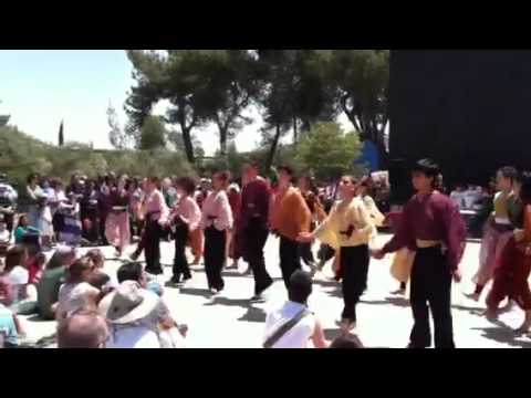 Hora Jerusalem Israel Museum dance group part 3