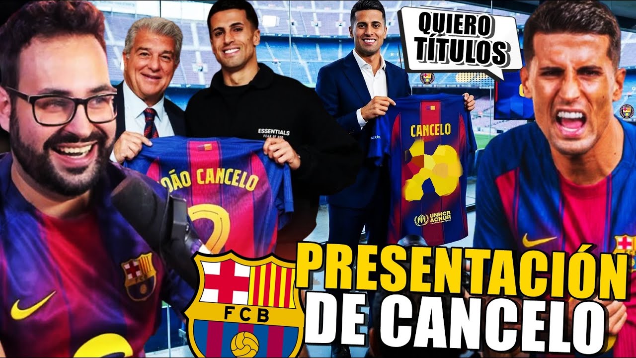 🚨OFICIAL: CANCELO NUEVO JUGADOR del BARÇA "VENGO a GANAR TÍTULOS" ¡TODA su PRESENTACIÓN!