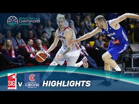 SIG Strasbourg v Cibona - Highlights - Basketball Champions League