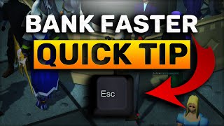 Bank Faster with this Quick Tip (OSRS)  | Old School RuneScape