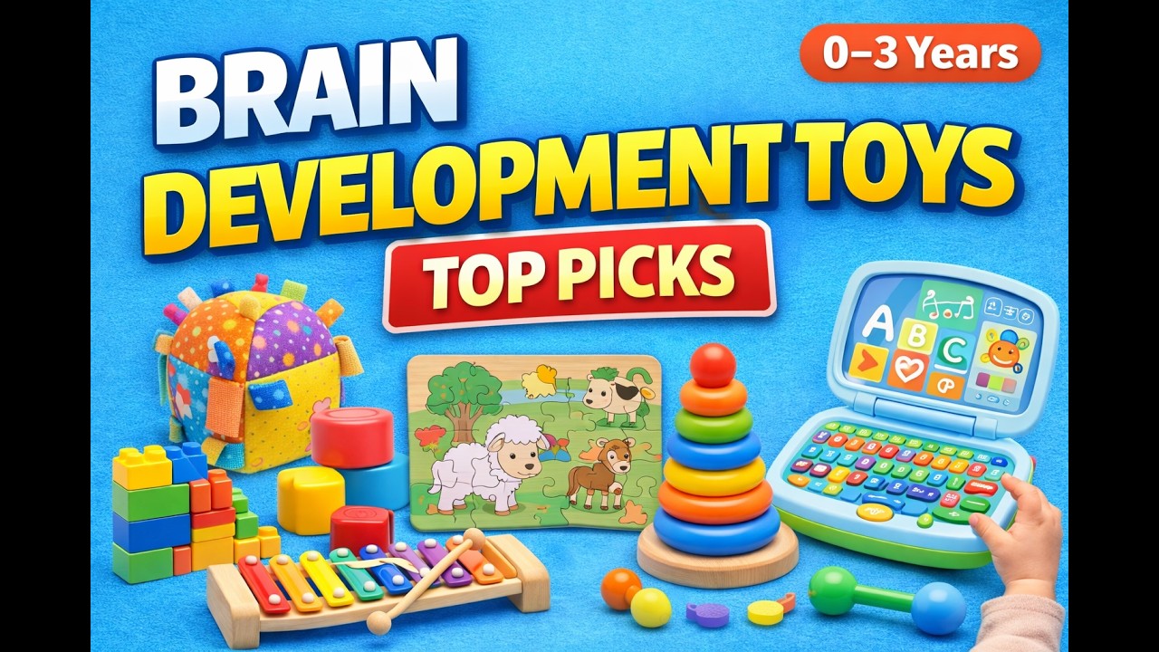 Best Toys for Brain Development (0–3 Years) | Top Learning Toys for Babies.