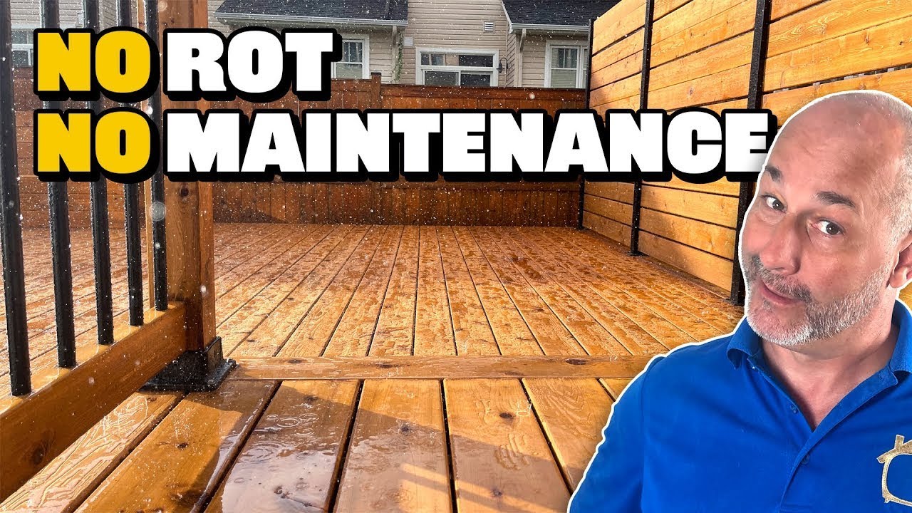 The Best Way To Stain Your Deck PERIOD!!!!