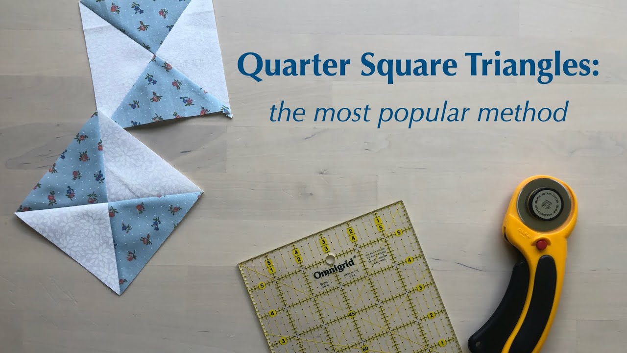 Quarter-square Triangles: the most popular method
