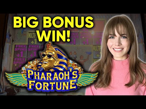 BIG BONUS WIN! From The Worst Picking To The Best Picking! Pharaoh's Fortune Slot Machine! - YouTube