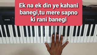 Ek na ek din ye kahani banegi in piano#rajendrakumar#mohammadrafi#goraaurkala#hemamalini
