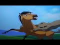 Spirit Stallion Of The Cimarron The Cougar Fight Scene 2002 VHS Capture