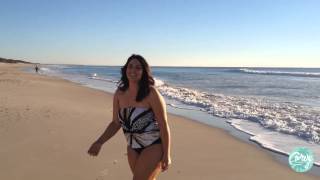 Download lagu Curvy by Capriosca Swimwear - Beautiful Butterfly Flouncy Bandeau Plus Size Swimsuit mp3