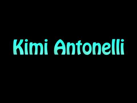 Learn How To Pronounce Kimi Antonelli