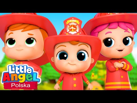 Mały Jaś chce zostać strażakiem | Piosenki Dla Dzieci | Little Angel Po Polsku