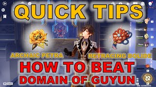 Domain of Guyun,  Domain of Blessing Spring VI, Quick Guide, How to Beat AR 45. Farming Technique