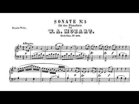 Mozart: Piano Sonata No. 5 in G major, K.283 [Uchida]
