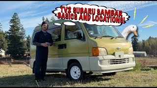 Subaru Sambar - Let's Talk About the TV1 TV2 Sambar Kei, Some Basics, Locations of Important Parts