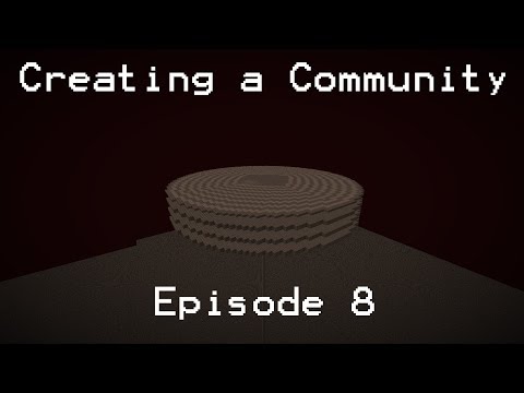 ItsMarloe - Minecraft - Creating a Community #8 - Insane Redstone Free Gold Farm