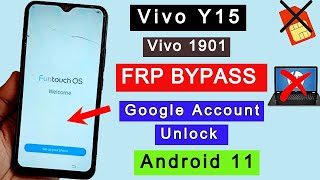 Vivo Y15 (1901) FRP Bypass 2022 Google Account Unlock/FRP Lock Unlock/Bypass Android 11 Without PC