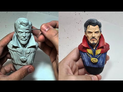 Sculpting Doctor Strange With Clay - 'Avengers Endgame'