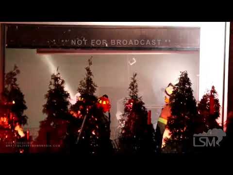 12-28-2022 Pennsdale, PA - Structure Fire At Veterinarian Clinic, Fire Fighters Battle Fire and Ice