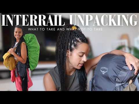 What to pack for Interrail! Learn from my mistakes...