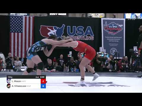 55 Kg Semis - Lauren Mason, UVRTC - TMWC Vs Areana Villaescusa, Army (WCAP) 505d