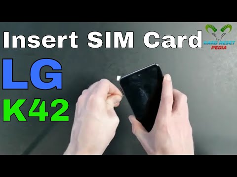 LG K42 Insert The SIM Card
