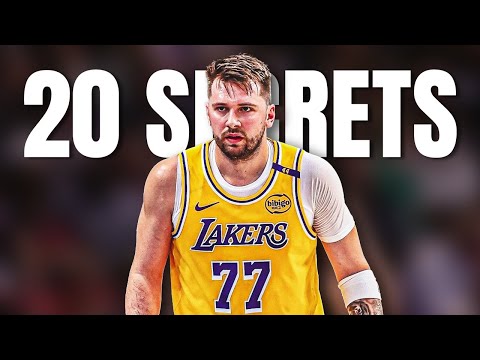 20 Secrets You Didn't Know About Luka Dončić (From Slovenia to Lakers!)