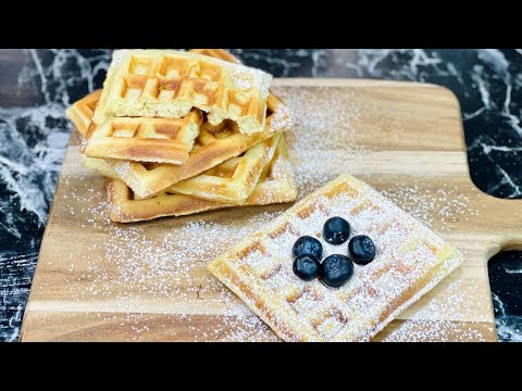Fluffy and Crispy Waffles