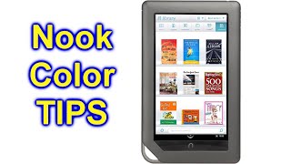 Nook Color E-reader Unbox  Tips To Help Use It