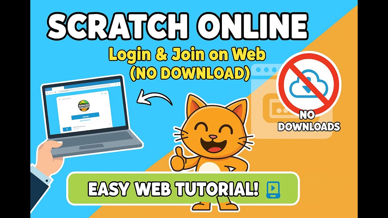 How to Use Scratch Online Without Downloading | Scratch Web Login Tutorial ?