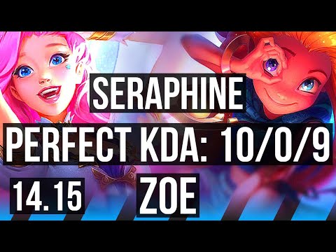 SERAPHINE vs ZOE (MID) | 10/0/9, Legendary | EUW Diamond | 14.15