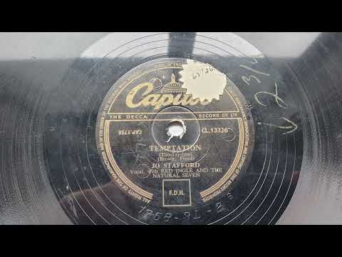 1947 Red Ingle and His Natural Seven - Temptation (Tim-Tayshun) (Jo Stafford, Red Ingle, vocal)